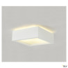 Plafonniers intérieurs PLASTRA 104 plafonnier intérieur blanc E27 2x 25W max plâtre - SLV 148002