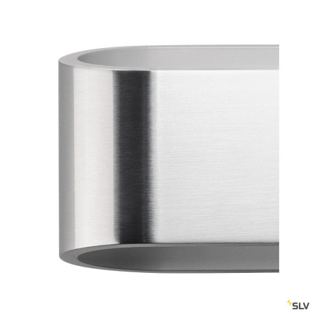 Appliques intérieures LED ASSO 300 applique intérieure alu brossé/blanc LED 12W 3000K - SLV 151275 