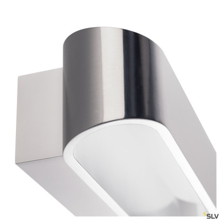 Appliques intérieures LED ASSO 300 applique intérieure alu brossé/blanc LED 12W 3000K - SLV 151275 