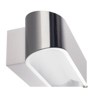 Appliques intérieures LED ASSO 300 applique intérieure alu brossé/blanc LED 12W 3000K - SLV 151275 