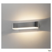 Appliques intérieures LED ASSO 300 applique intérieure alu brossé/blanc LED 12W 3000K - SLV 151275 