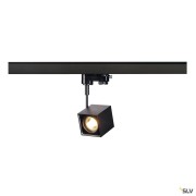 Spot intérieur noir pour rail 3 allumages ALTRA DICE TRACK carré GU10 max - SLV 152320