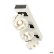 Plafonniers intérieurs LED KALU applique/plafonnier blanc/noir triple LED 47W 3000K 60° - SLV 1000132 