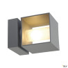 Appliques extérieures SQUARE TURN applique extérieure gris G9/QT14 42W max IP44 - SLV 1000335 