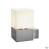 Appliques extérieures SQUARE applique extérieure inox E27 20W max IP44 inox 304 - SLV 1000336 