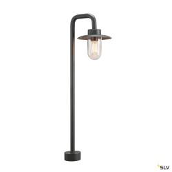 Bornes extérieures MOLAT borne extérieure anthracite E27 60W max IP44 - SLV 1000822 