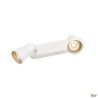 Plafonniers intérieurs LED AVO applique et plafonnier intérieur double blanc GU10/QPAR51 2x 50W max - SLV 1000890 