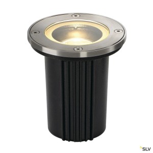 Encastré sol extérieur rond 230V DASAR EXACT 116 QPAR51 GU10 inox 316 - SLV 228430