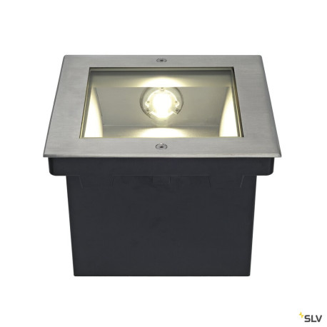 Encastrés sol extérieur LED DASAR 255 carré encastré asymétrique inox 316 34W3000K - SLV 229383 