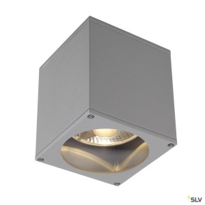 Plafonniers extérieurs BIG THEO plafonnier extérieur gris GU10/QPAR111 75W max IP44 - SLV 229554 