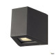 Appliques extérieures LED OUT-BEAM UP/DOWN applique extérieure anthracite LED 18W 3000K IP44 - SLV 229665