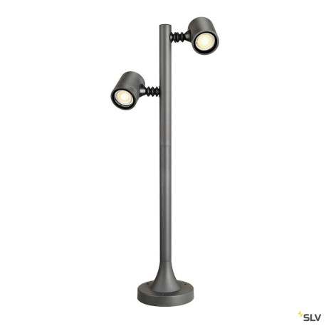Bornes Extérieures LED MYRA anthracite GU10 max. 2x45W IP44 - SLV 233185 