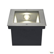 Encastrés sol extérieur LED DASAR 255 carré encastré asymétrique inox 316 34W3000K - SLV 229383 