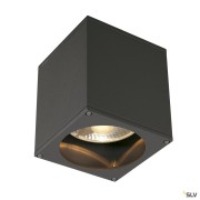 Plafonniers extérieurs BIG THEO plafonnier extérieur anthracite GU10/QPAR111 75W max IP44 - SLV 229555 