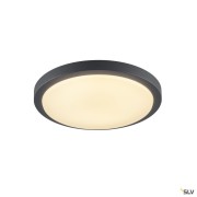 Appliques extérieures LED avec détecteur AINOS rond anthracite 22W LED 3000K avec détecteur - SLV 229975 