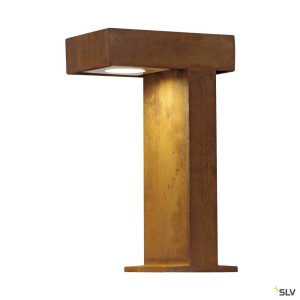 Bornes extérieures RUSTY® PATHLIGHT borne extérieure fonte rouillée GX53/TCR-TSE 9W max IP44 - SLV 230090 