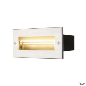Encastrés plafond/mur LED ext. BRICK asymétrique 11W 3000K 230V IP67 - SLV 233660 