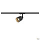 Systèmes rail 1 allumage 230V PURI TRACK spot pour rail 1 allumage intérieur noir GU10/QPAR51 10W max - SLV 1001868