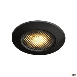 Encastrés plafond/mur 230V ext. VARU encastré noir GU10 55W max. IP65 - SLV 1001930 