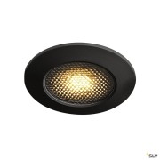 Encastrés plafond/mur 230V ext. VARU encastré noir GU10 55W max. IP65 - SLV 1001930 