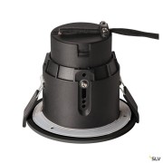 Encastrés plafond/mur 230V ext. VARU encastré noir GU10 55W max. IP65 - SLV 1001930 