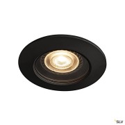 Encastrés plafond/mur 230V ext. VARU encastré noir GU10 55W max. IP65 - SLV 1001930 
