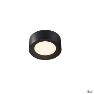 Plafonniers intérieurs LED FERA 25 plafonnier intérieur noir mat LED 195W 3000K/4000K variable Dali - SLV 1002968 