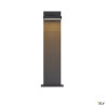 Bornes Extérieures LED ABRIDOR 60 borne extérieure anthracite LED 14W 3000K/4000K IP55 - SLV 1002991 