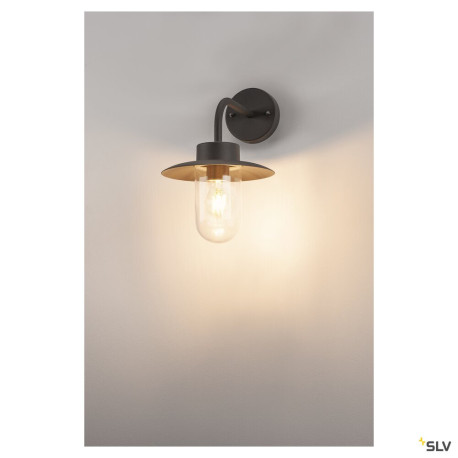 Appliques extérieures MOLAT applique extérieure anthracite E27 60W max IP44 - SLV 1000820 