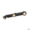 Plafonniers intérieurs LED AVO applique et plafonnier intérieur triple noir GU10/QPAR51 3x 50W max - SLV 1000892 