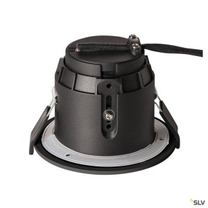 Encastrés plafond/mur 230V ext. VARU encastré noir GU10 55W max. IP65 - SLV 1001930 