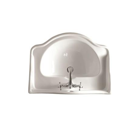 Vasque en céramique blanc 73-54 cm pour lavabo à suspendre ou à poser CHAMBORD - CRISTINA ONDYNA WCH7354