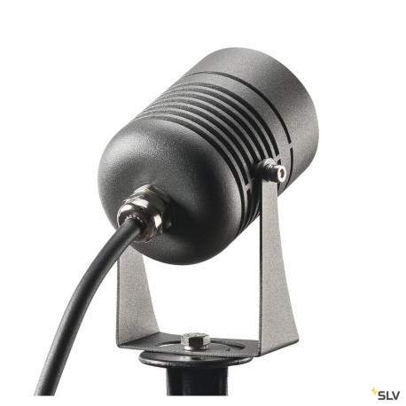 Projecteur extérieur anthracite LED SPIKE 6W 3000K IP55 - SLV 1002201