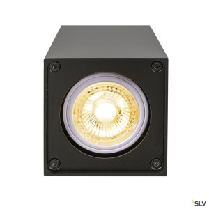 Plafonniers intérieurs ALTRA DICE plafonnier intérieur simple noir GU10/QPAR51 35W max - SLV 1002216 