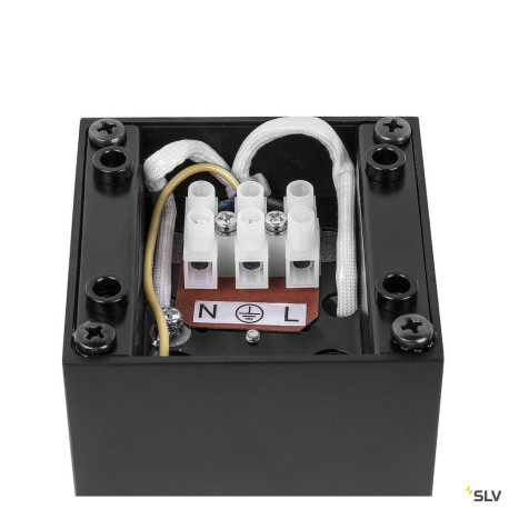 Plafonniers intérieurs ALTRA DICE plafonnier intérieur simple noir GU10/QPAR51 35W max - SLV 1002216 
