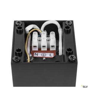 Plafonniers intérieurs ALTRA DICE plafonnier intérieur simple noir GU10/QPAR51 35W max - SLV 1002216 