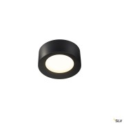 Plafonniers intérieurs LED FERA 25 plafonnier intérieur noir mat LED 195W 3000K/4000K variable Dali - SLV 1002968 