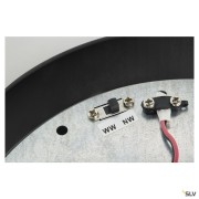 Plafonniers intérieurs LED FERA 25 plafonnier intérieur noir mat LED 195W 3000K/4000K variable Dali - SLV 1002968 