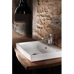Vasque céramique blanc brillant pour lavabo à suspendre ou à encastrer - CRISTINA ONDYNA WNL6009 