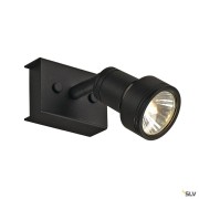 Plafonniers intérieurs PURI applique et plafonnier intérieur simple noir mat GU10/QPAR51 50W max - SLV 147360 