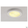 Plafonniers intérieurs PLASTRA 105 plafonnier intérieur blanc E27 2x 25W max plâtre - SLV 148001 