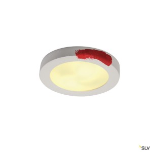 Plafonniers intérieurs PLASTRA 105 plafonnier intérieur blanc E27 2x 25W max plâtre - SLV 148001 