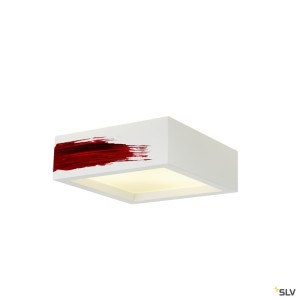 Plafonniers intérieurs PLASTRA 104 plafonnier intérieur blanc E27 2x 25W max plâtre - SLV 148002 