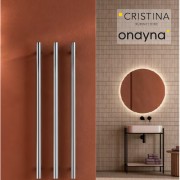 Barre sèche serviette orizzonti Chromé avec interrupteur - CRISTINA ONDYNA MOR516I51