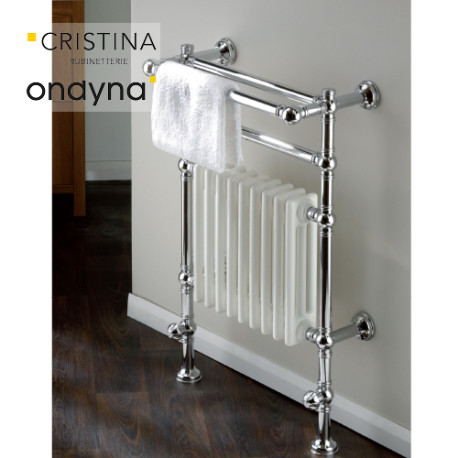 SECHE SERVIETTE ARMONIA RETRO EAU CHAUDE CHROME - CRISTINA ONDYNA MAR920351 