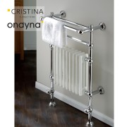 SECHE SERVIETTE ARMONIA RETRO  EAU CHAUDE CHROME - CRISTINA ONDYNA MAR920351 