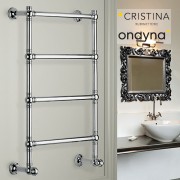 SECHE SERVIETTE RETRO  4 BARRES ARMONIA EAU CHAUDE  - CRISTINA ONDYNA MAR44251 SECHE SERVIETTE RETRO  4 BARRES ARMONIA EAU CHAUD