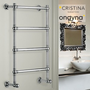 SECHE SERVIETTE RETRO  4 BARRES ARMONIA EAU CHAUDE  - CRISTINA ONDYNA MAR44251 SECHE SERVIETTE RETRO  4 BARRES ARMONIA EAU CHAUD