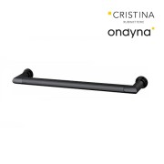 SECHE SERVIETTE SERENO ELECTRIQUE 1 BARRE NOIR MAT - CRISTINA ONDYNA MSE62113 SECHE SERVIETTE SERENO ELECTRIQUE 1 BARRE NOIR MAT