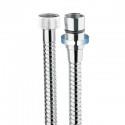 Flexible de douche anti-torsion chromé avec double agrafage FF1/2" laiton - CRISTINA ONDYNA FL15051 